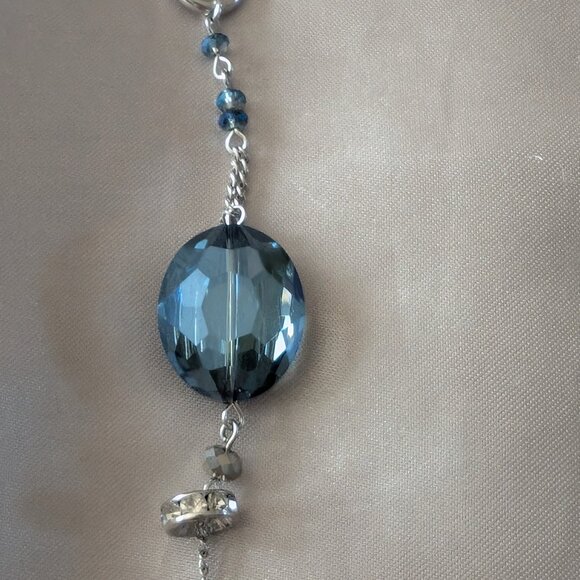 Ann Taylor Loft Necklace blue - Picture 4 of 5